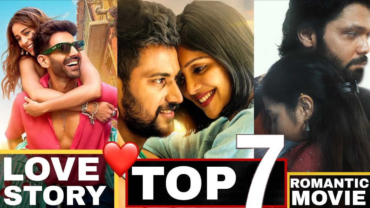 Top 7 South Love Story Movies Hindi Dubbed | Best Romentic Love Story Movie | Movie Mood India 
