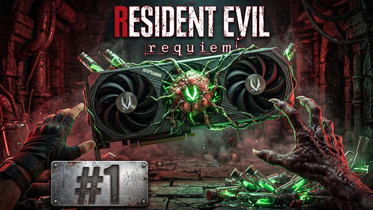 Resident Evil Requiem on ZOTAC 5070 SOLID is INSANE 😤 @NVIDIAIndiaOfficial