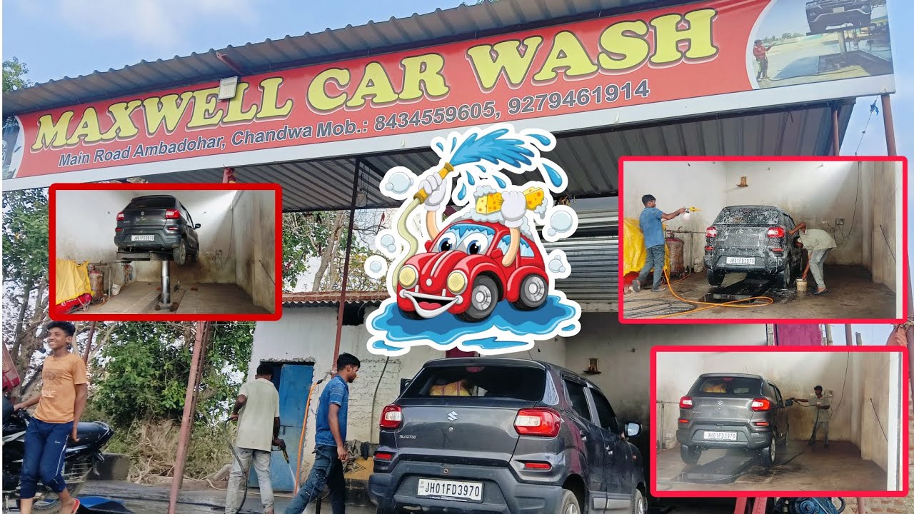 MAXWELL CAR WASH ||CHANDWA LATEHAR JHARKHAND 🚕🚘