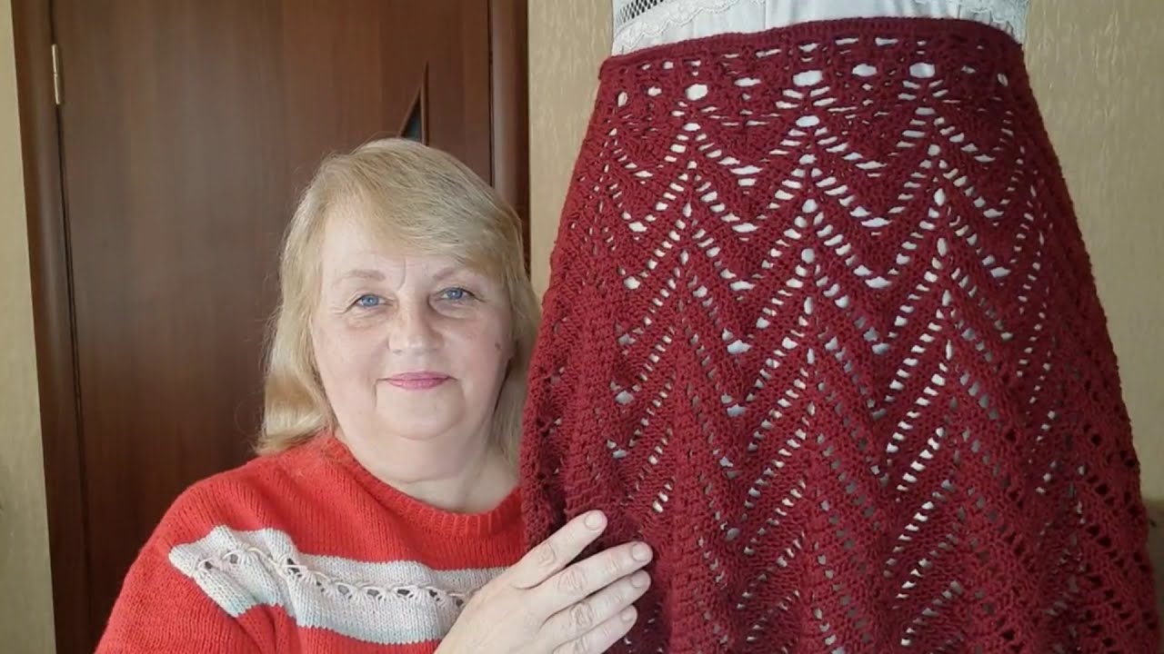 Готовые работы.Вяжу юбку крючком