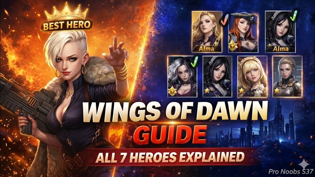 Wings of Dawn COMPLETE Hero Guide &mdash; Best Heroes, Season Lineup | Last Z Survival Shooter