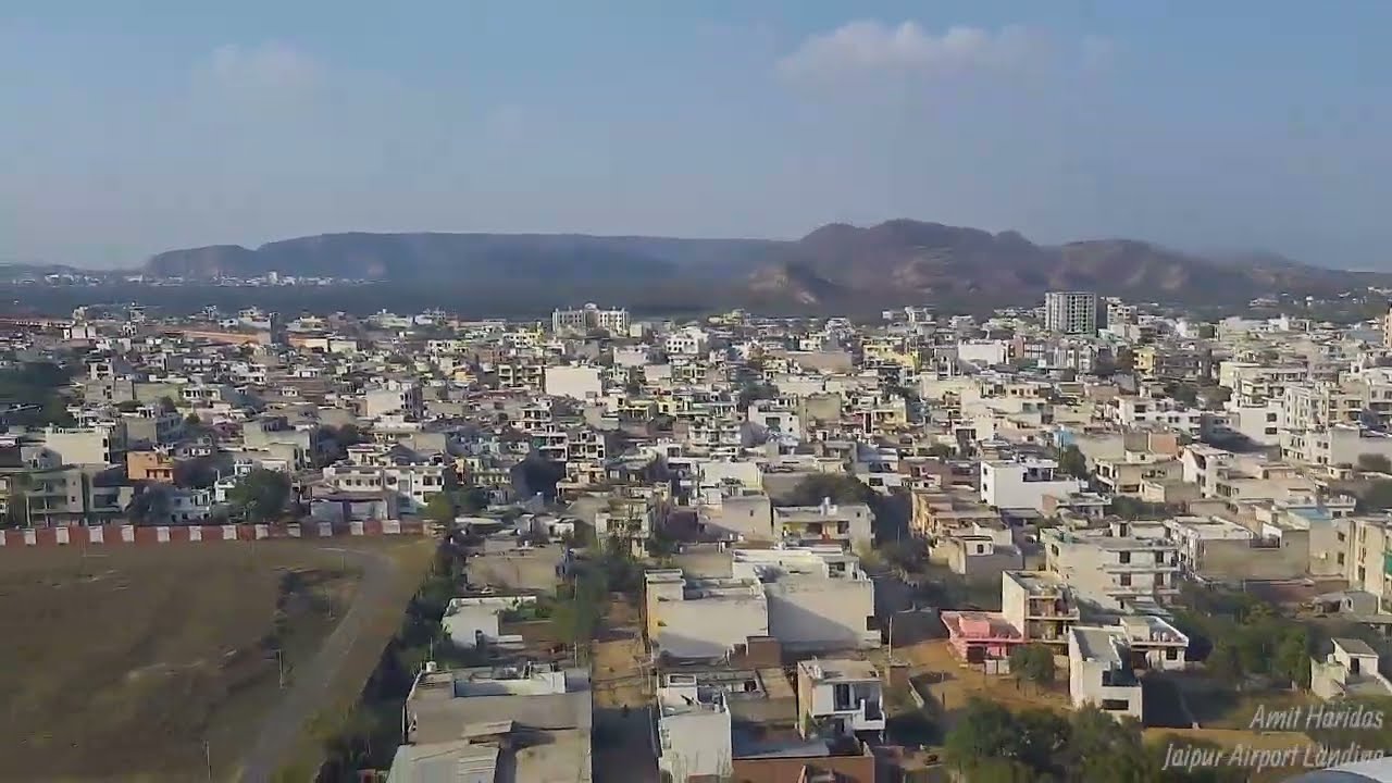 Jaipur Airport landing