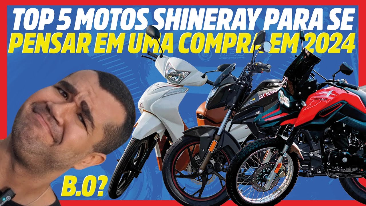 TOP 5 MOTOS SHINERAY PARA SE PENSAR EM UMA COMPRA EM 2024