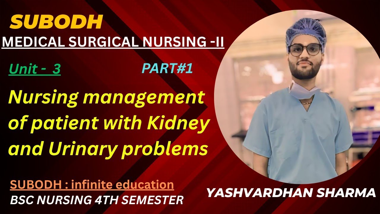 Nursing management of Patient with Kidney Urinary Part#1| Renal calculi | 4th sem by 