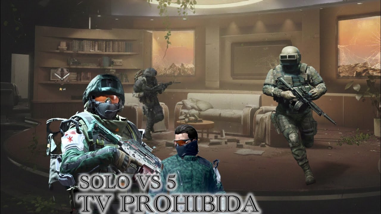 SOLO VS 5 TV PROHIBIDA - #Vortex #arenabreakout #arenabreakouttips #gameplay #viral 