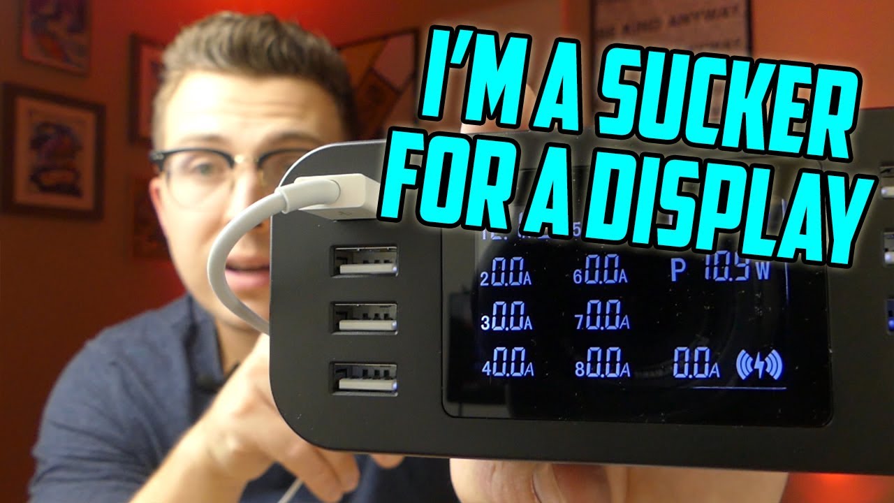 I LOVE This USB Charger | 8 Port USB Charger With Digital Display