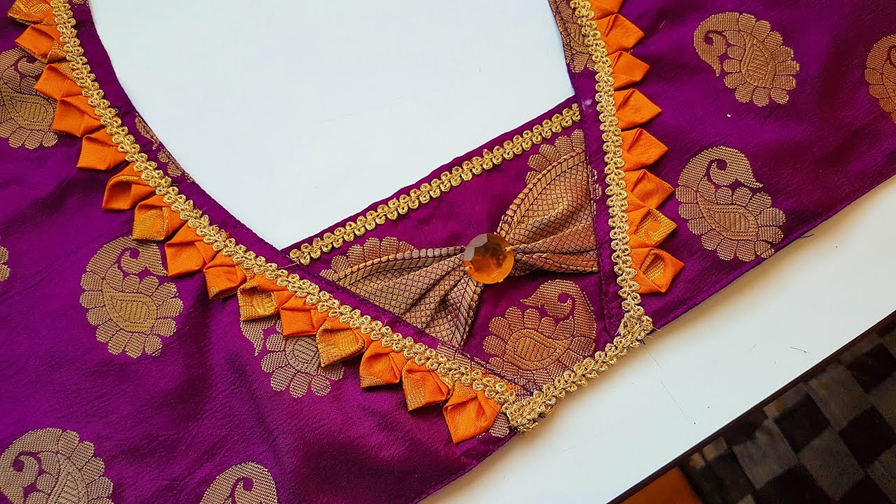 new simple - ब्लाउज डिजाइन | Blouse design | blauj dizain