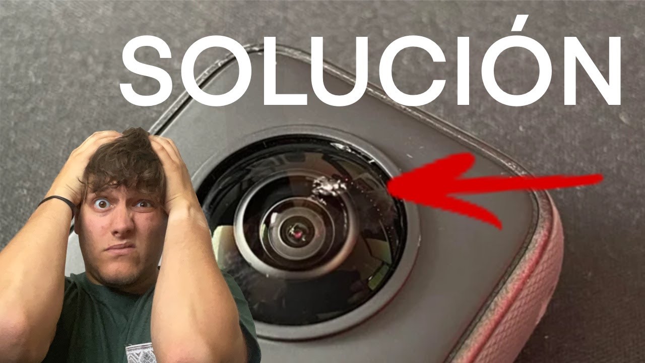 Como reparar la lente de la insta360 X2 . Solución a la lente rota.