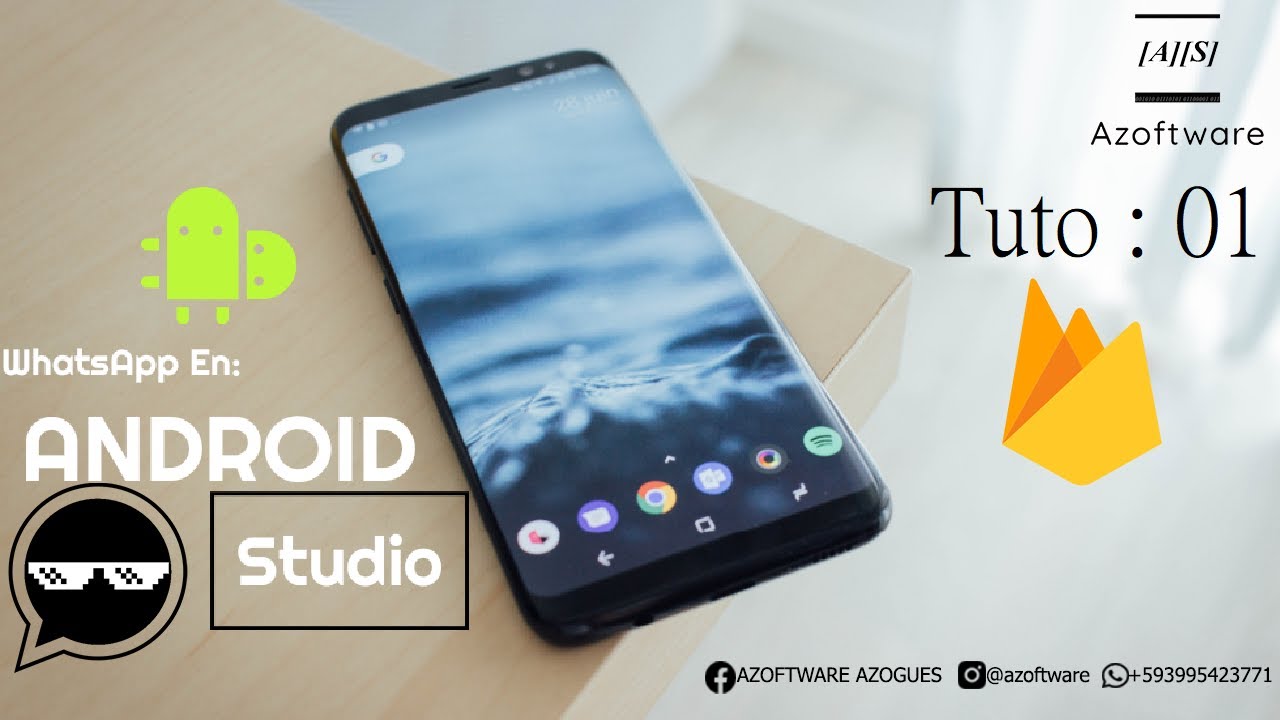 Como crear una aplicación movil tipo Whatsapp en Android Studio con Java y Firebase