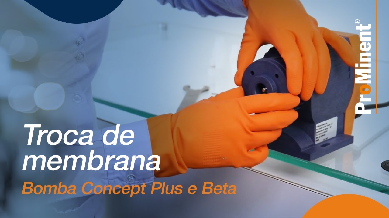 Troca de membrana Bomba Concept Plus e Beta - ProMinent