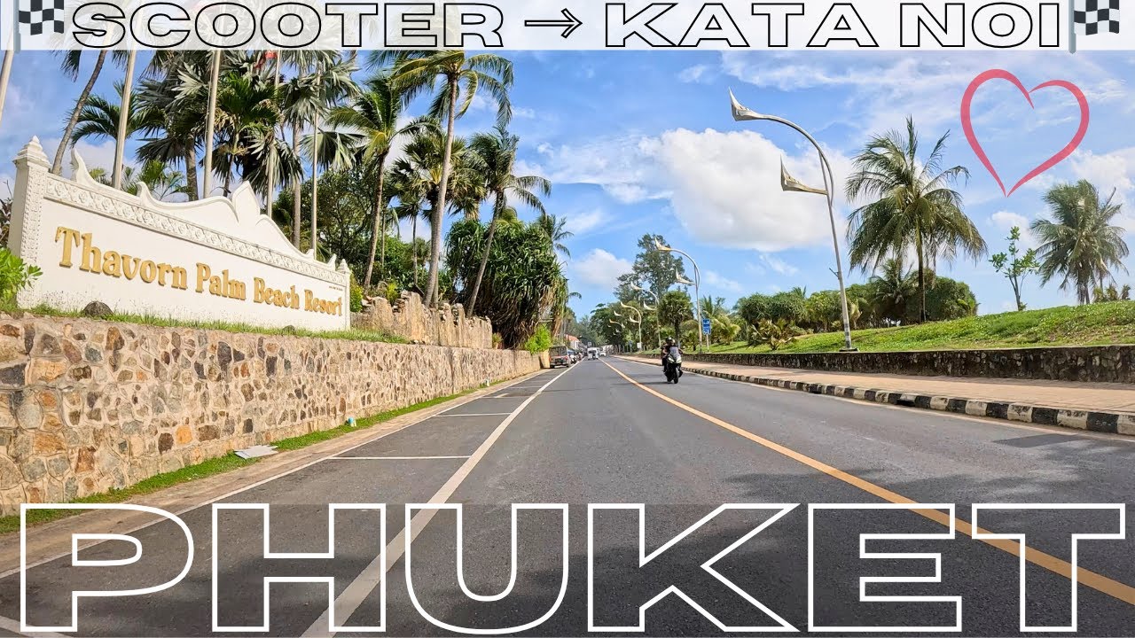 Relaxing Drive  to Kata Noi from Secret Cliff Resort | Phuket Coastal Road Adventure 🇹🇭 - yae!