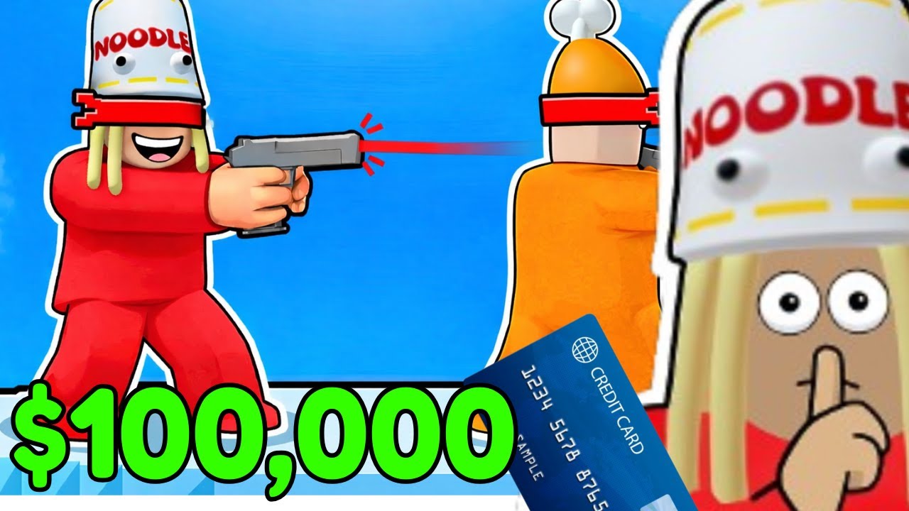 I Spent $100,000 Trolling In Roblox Blind Shot!