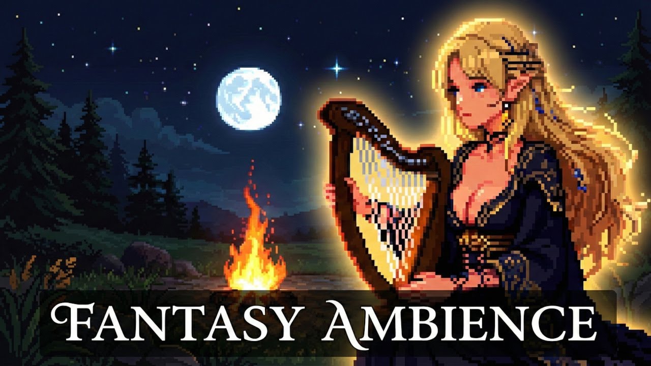 Moonlit Forest | 2 Hours Fantasy Music