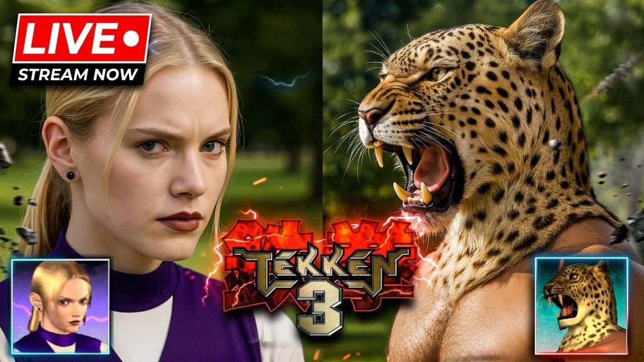🔴 Tekken 3 Live: 8 Vs 8 Team Battle! Hard Mode! Who will win? 🥊 LIVE #tekken3 #live Ep141