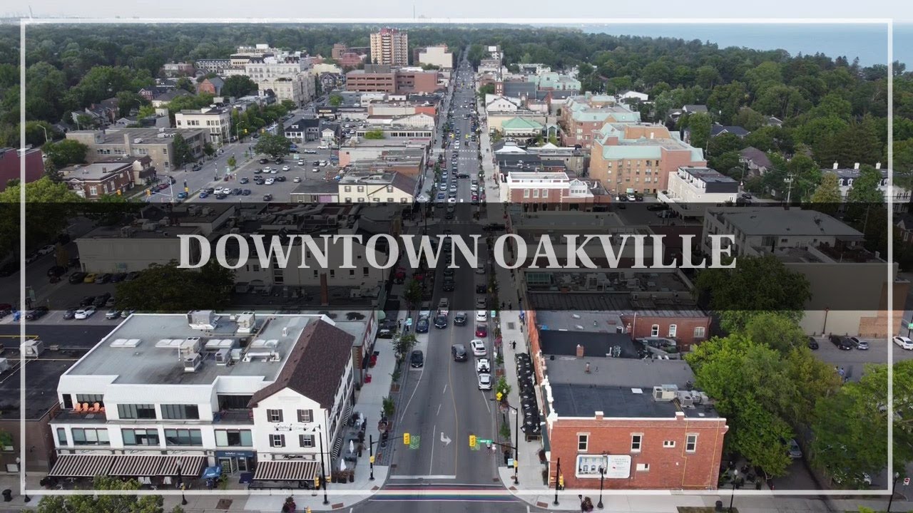 Downtown Oakville (4K Drone)