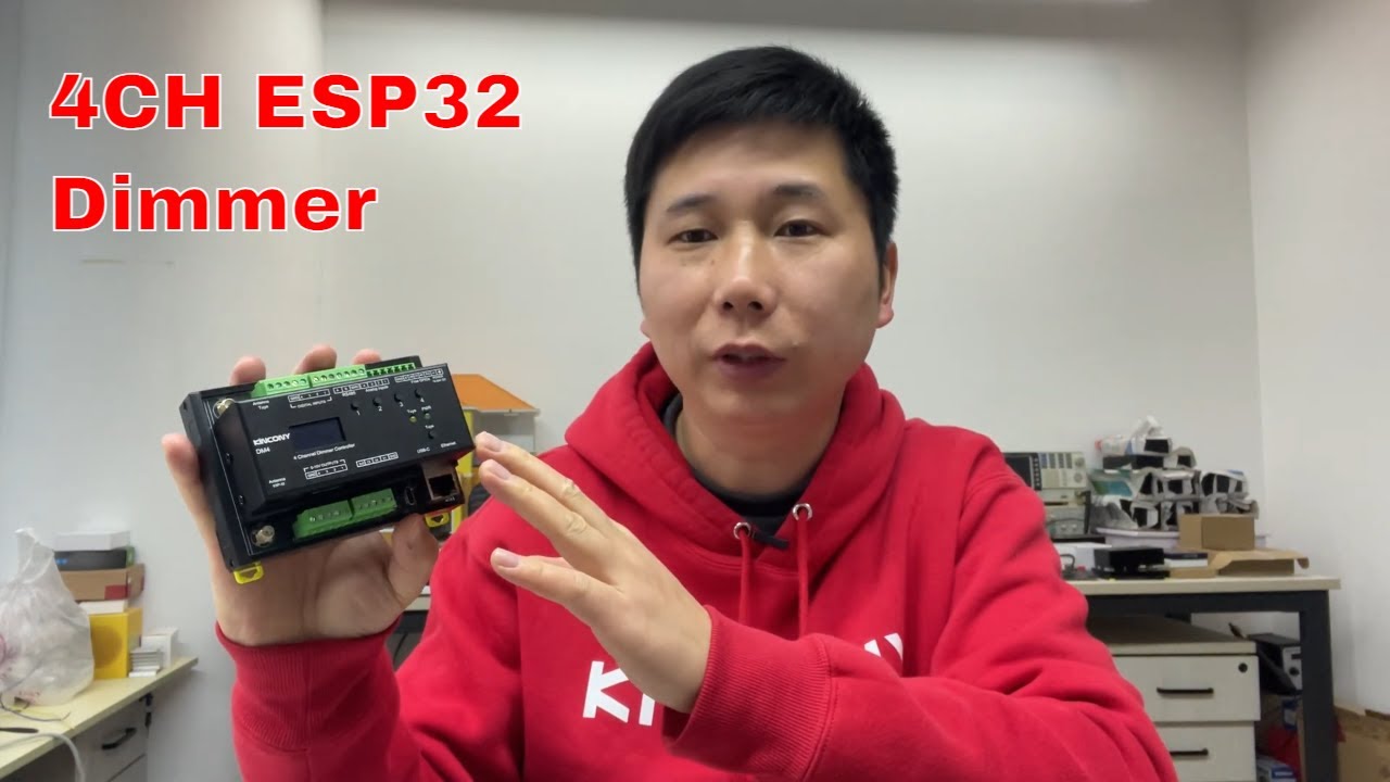4-канальный диммерный модуль ESP32S3 для Home Assistant и Tuya - DM16