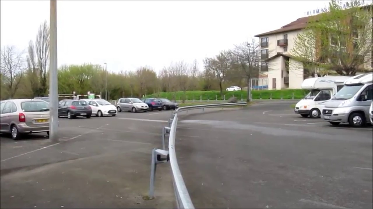 Motorhome aire in Dax, Nouvelle-Aquitaine, France