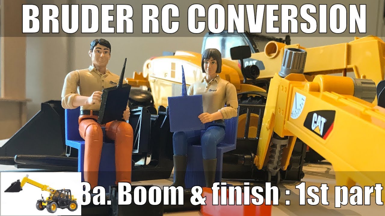 Bruder CAT telehandler pt8a: boom 1st part