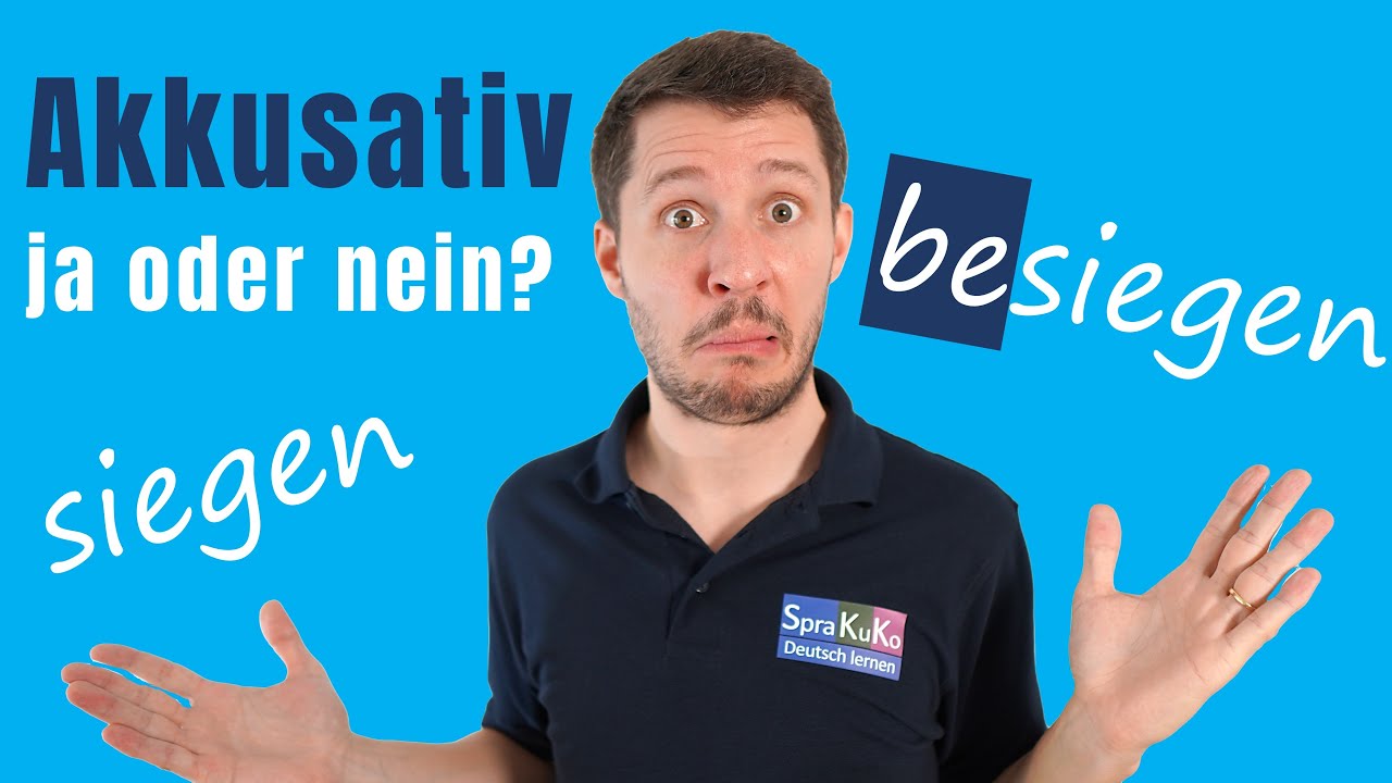 Wusstet ihr, dass Verben mit be-  meistens mit einer Akkusativergänzung stehen?