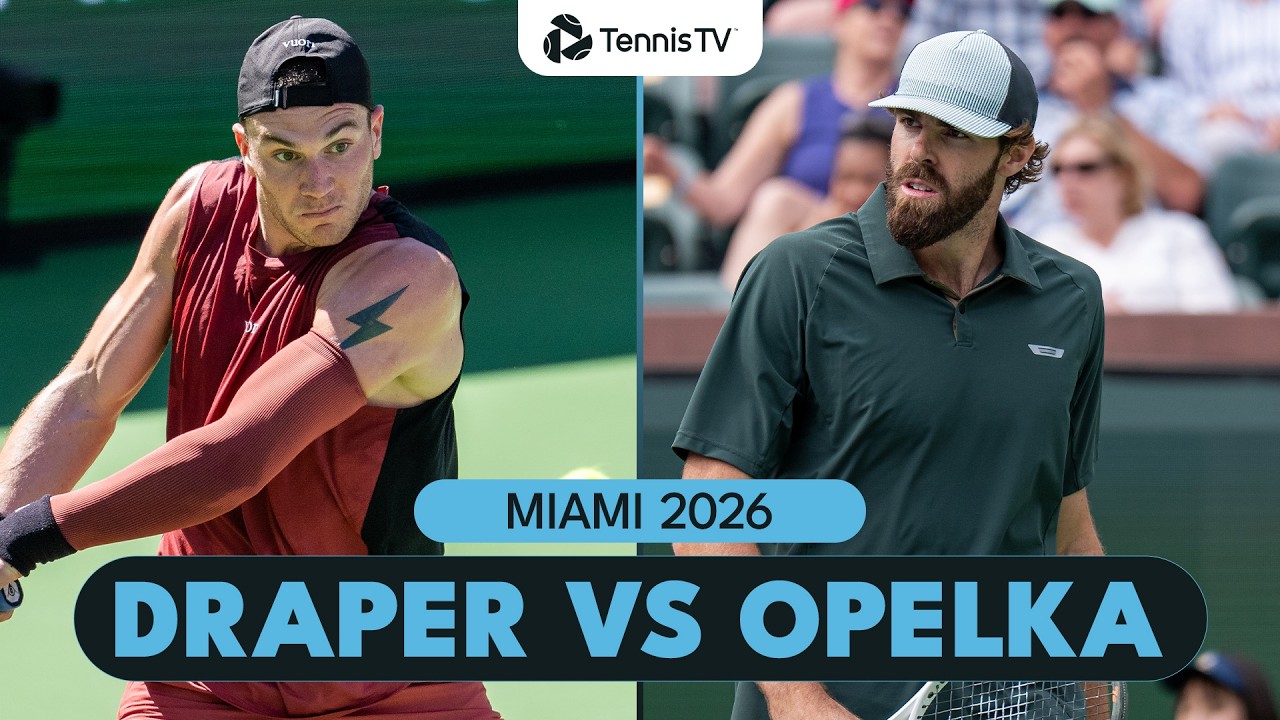 Reilly Opelka Faces Jack Draper In Florida 🔥 | Miami 2026 Highlights
