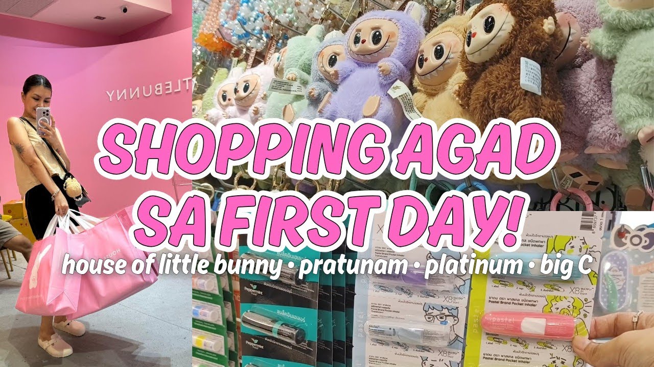 THAILAND 2024 P2: Shopping Agad! HOLB,  Platinum, Pratunam + LABUBU | Karenn C.