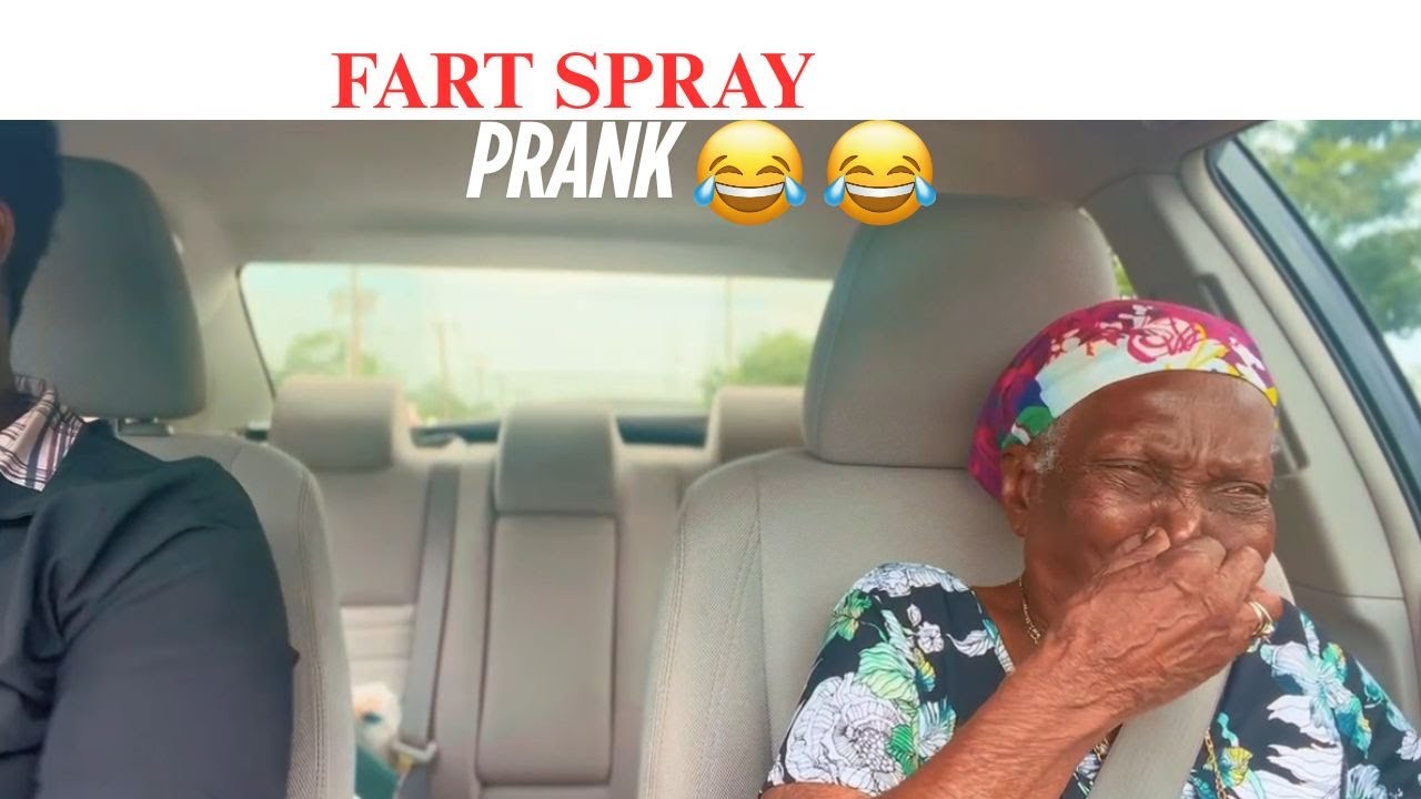 Fart spray prank on my Haitian grandma!!! GONE WRONG!!!