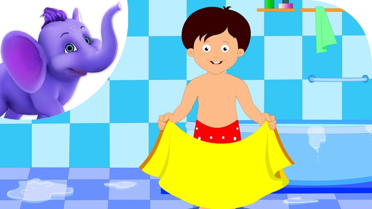 After A Bath - Nursery Rhyme Karaoke with Lyrics