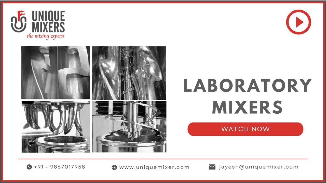 Unique Laboratory Mixers | Sigma Mixer, Double Planetary Mixers, Plough Shear Mixers, & More