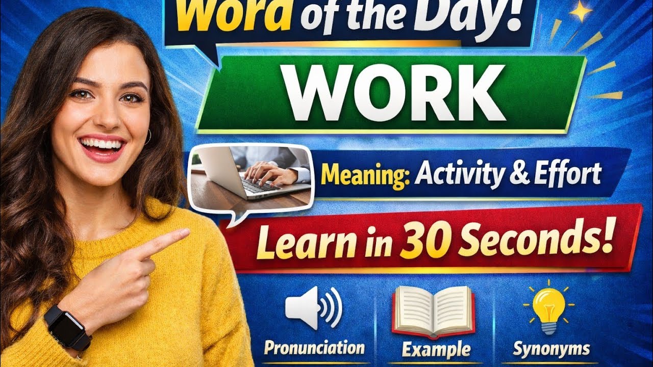 Learn 1 Powerful English Word in 30 Seconds | Word of the Day|