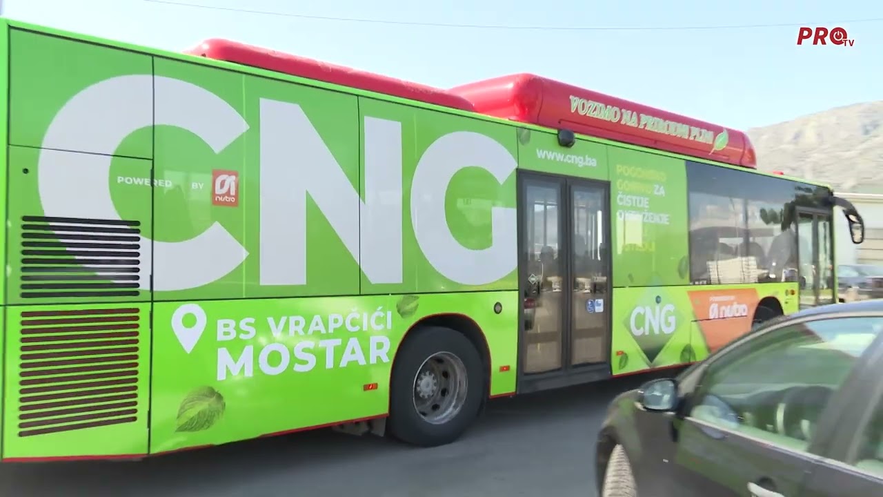 MOSTAR BUS U PROMET PUSTIO ČETIRI AUTOBUSA NA PLIN