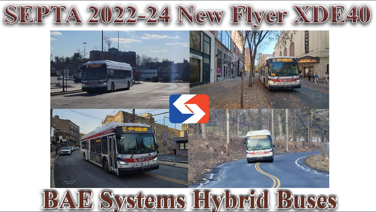 76. BAE Watching - SEPTA New Flyer XDE40 Compilation of 2024