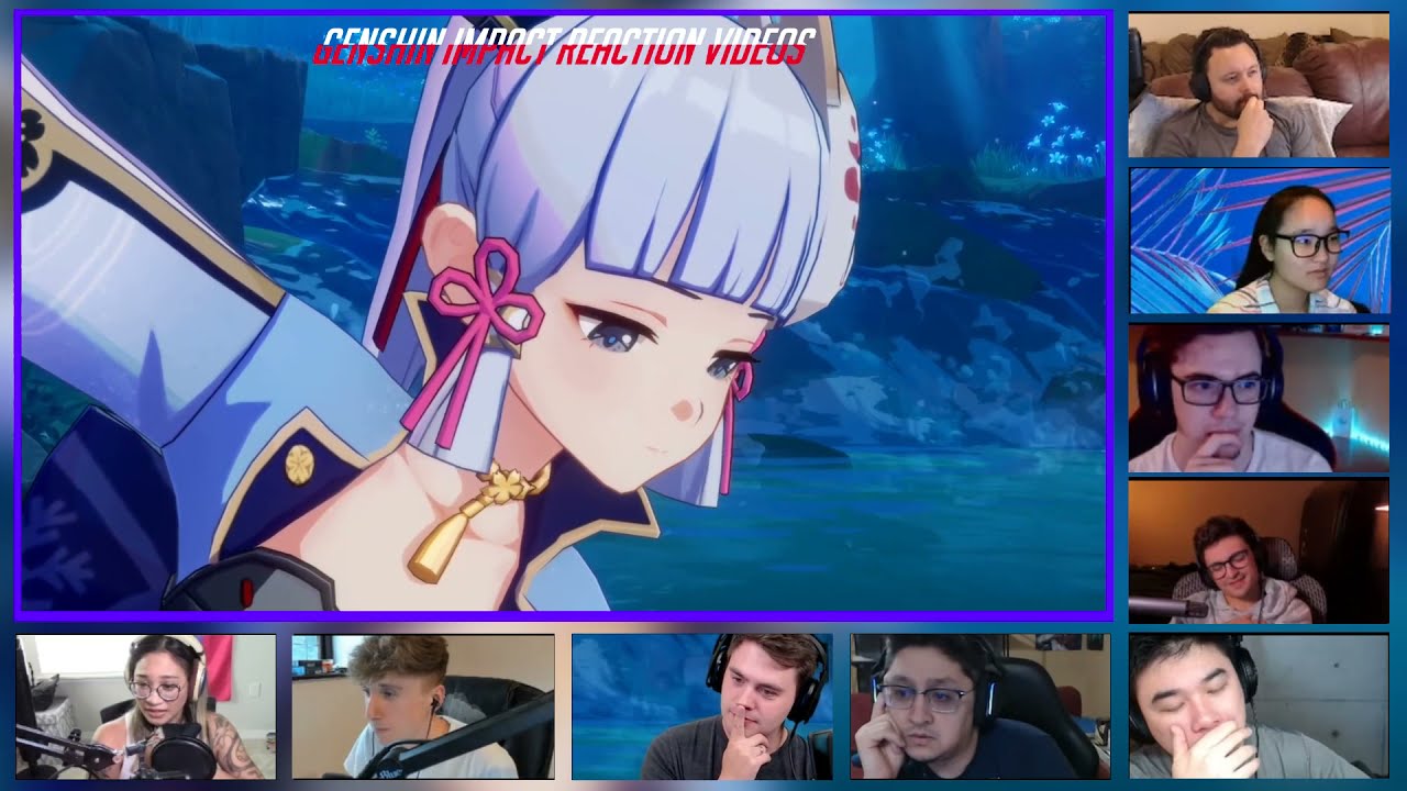 Story Quest Kamisato Ayaka Dance Cutscene - Reaction Mashup (Genshin Impact)