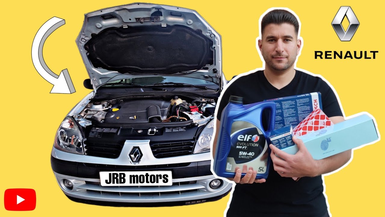 🇲🇫 Renault Clio 1.5 dci | Aceite, filtros + taco de motor