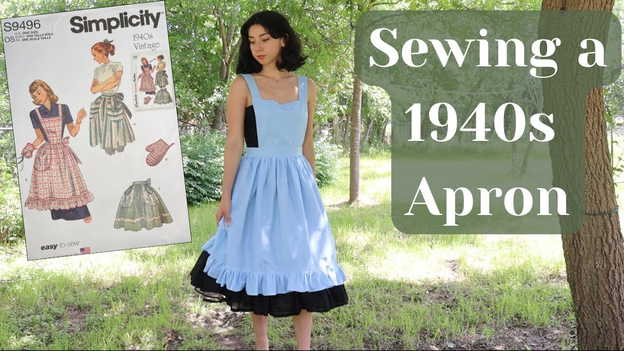 Sewing a Vintage Apron