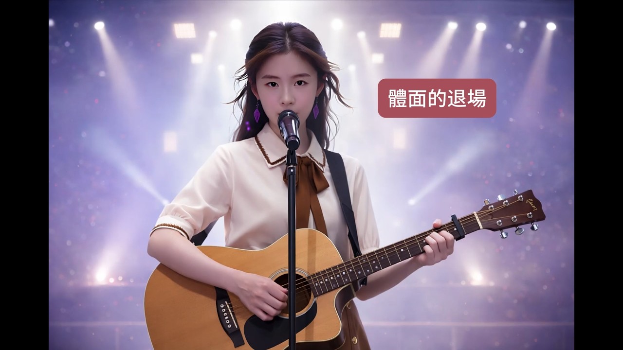 體面的退場 (美女版)  詞曲中體現分手也需要尊嚴、哀而不傷的氛圍，具有抒情搖滾的厚重感，以及歌詞中那種成年人的理智與灑脫。愛過的人 沒什麼 值得被原諒只求落幕 也要有一場 體面的退場