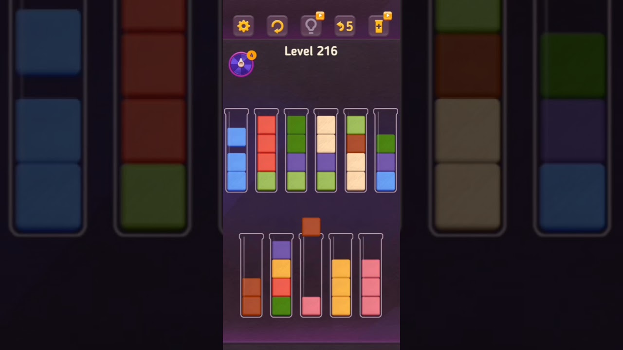 Block King Sort Puzzle Level 211 to Level 220