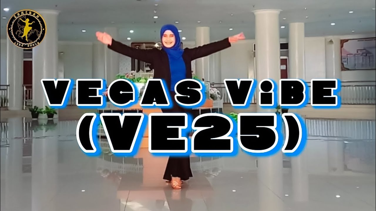 Vegas Vibe (VE25) Line Dance Demo by Zahirah Line Dance #linedance