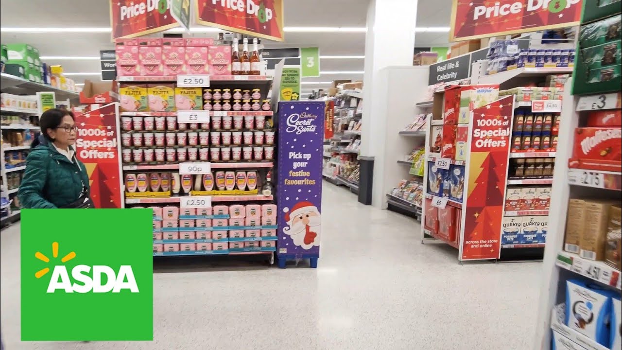 Searching for Christmas in ASDA Supermarket - Festive Food Shop 2024
