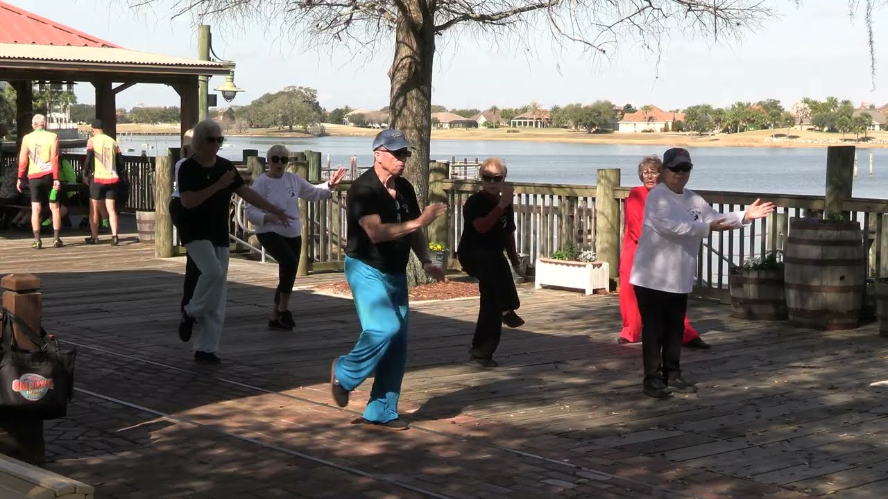 Tai Chi (Yang Style 42 Form) with Hanqing Tai Chi in the Villages, Florida 19 February 2026.
