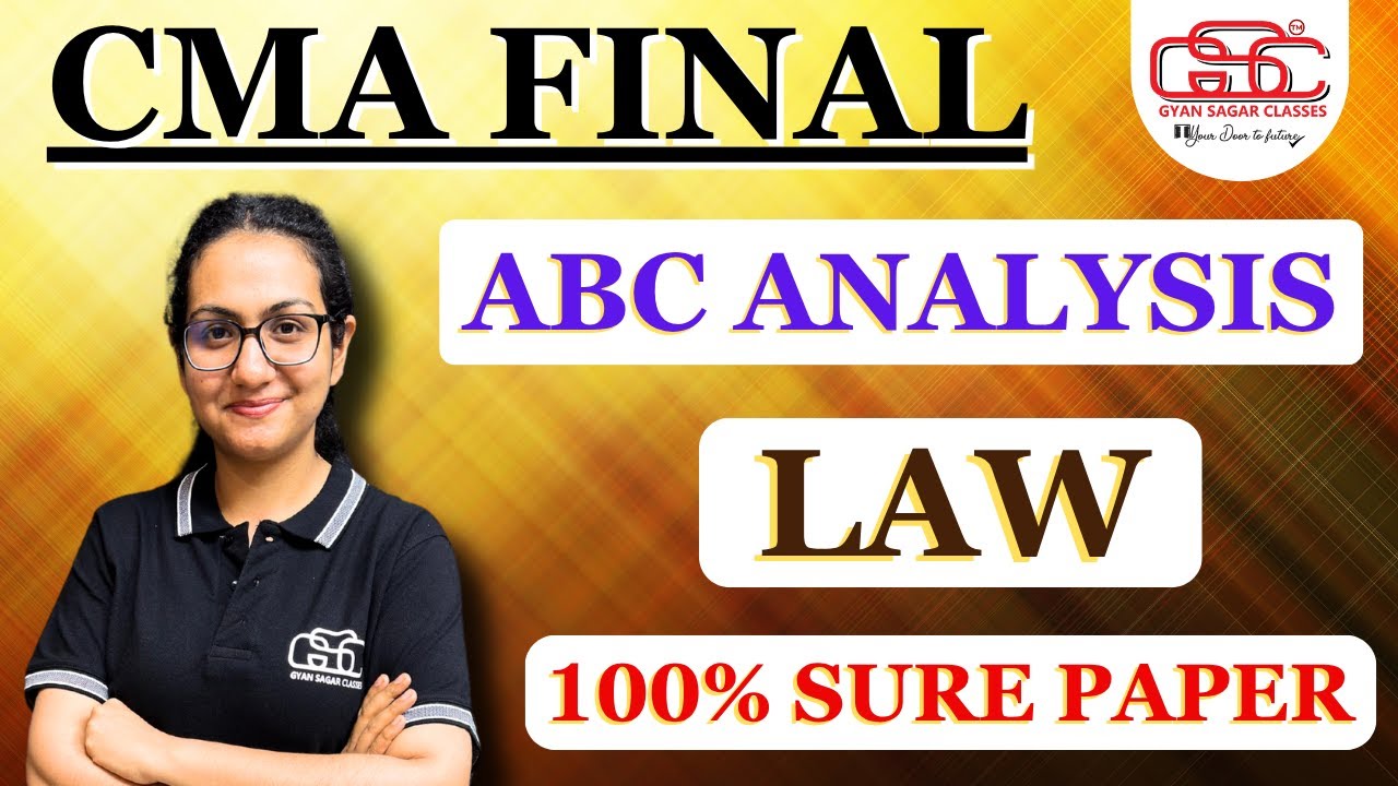 CMA FINAL LAW ABC ANALYSIS | CMA FINAL LAW PAPER PATTER | GYAN SAGAR CLASSES