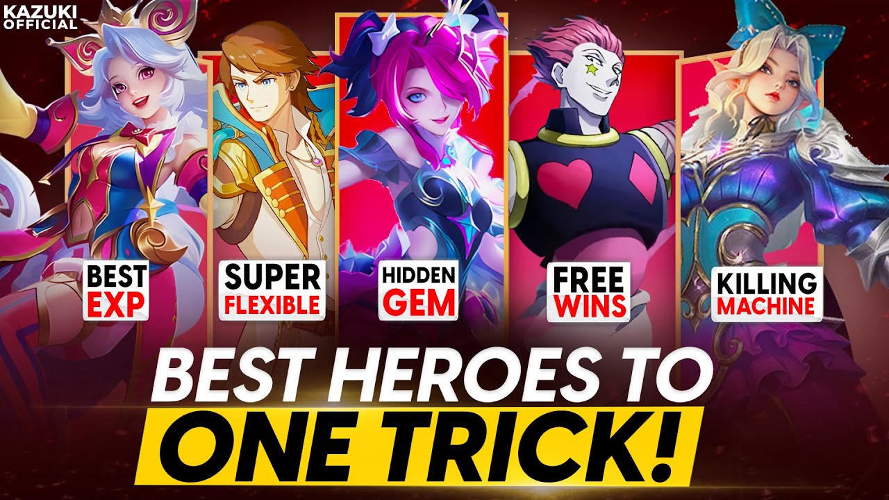 TOP 10 HEROES TO ONE-TRICK FOR EASY WINS IN MYTHICAL GLORY!