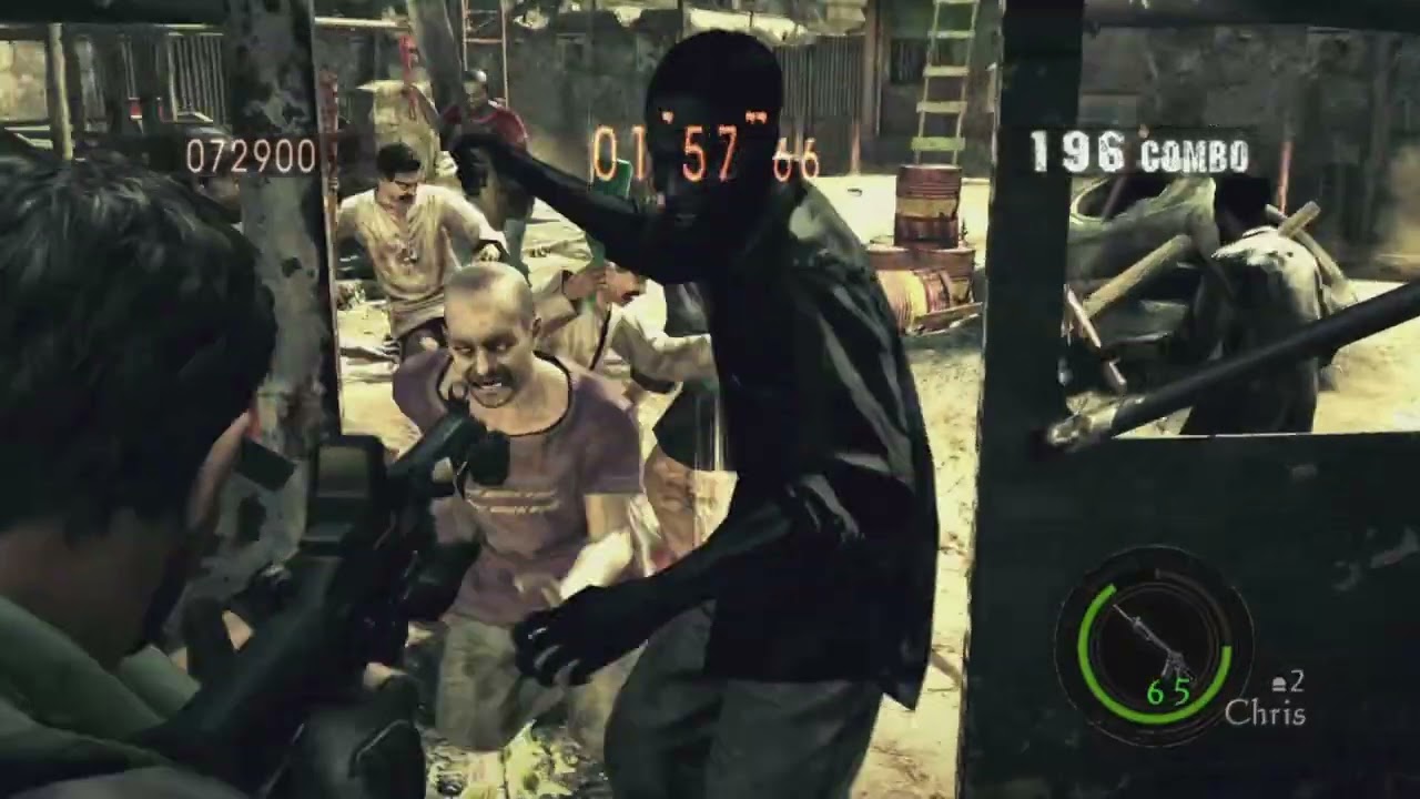 Como conseguir mas de 1,000,000 un millón de puntos los mercenarios resident evil 5 asamblea publica