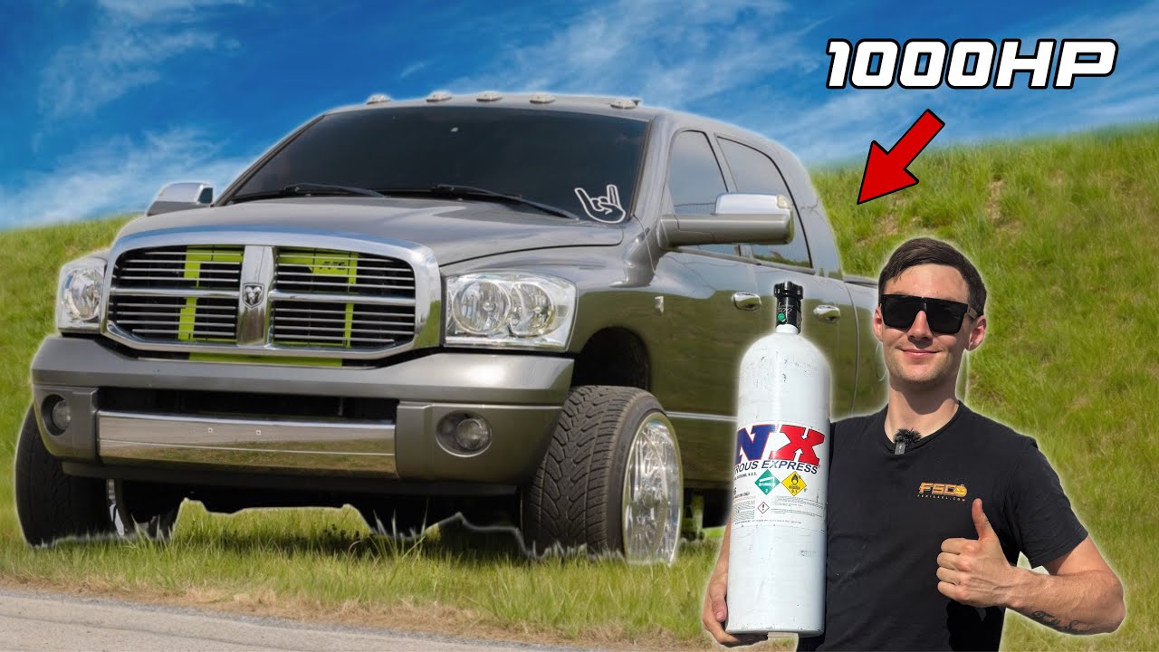 1000HP MegaCab Cummins On NITROUS!