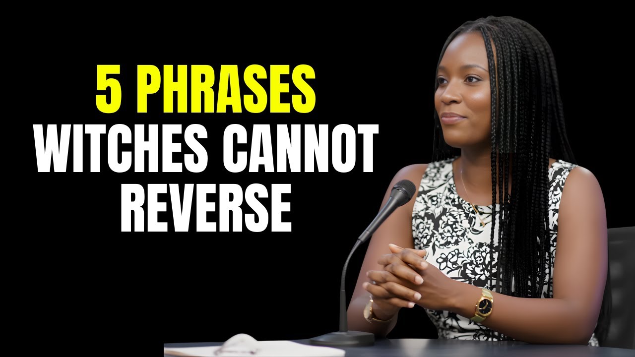 Ex-Witch Exposes the 5 Phrases Witches Cannot Reverse Once You Say Them