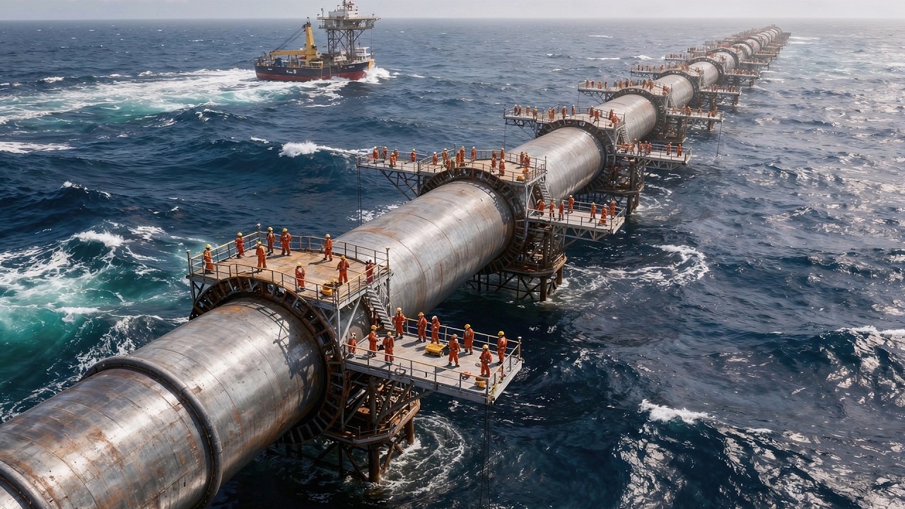How Saudi Arabia Builds Giant Offshore Pipelines To Transport Millions Barrels Of Oil