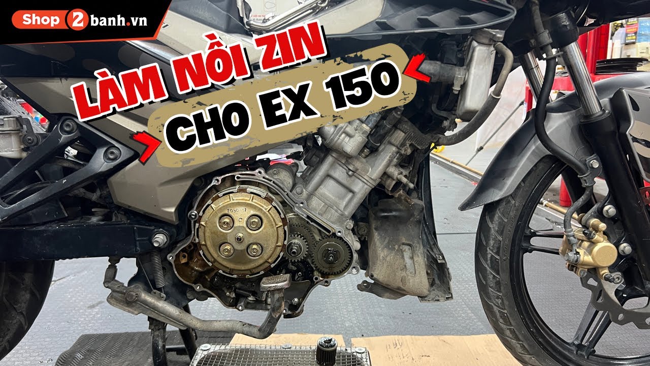 Làm nồi zin cho Exciter 150, đi tua nhẹ, bốc êm, phụ tùng chính hãng Yamaha hết bao nhiêu tiền?