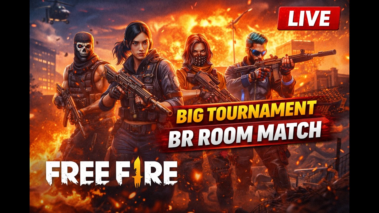 Free Fire Live 🔴 SHORTS | BR Room Match Tournament | Custom Room Tamil