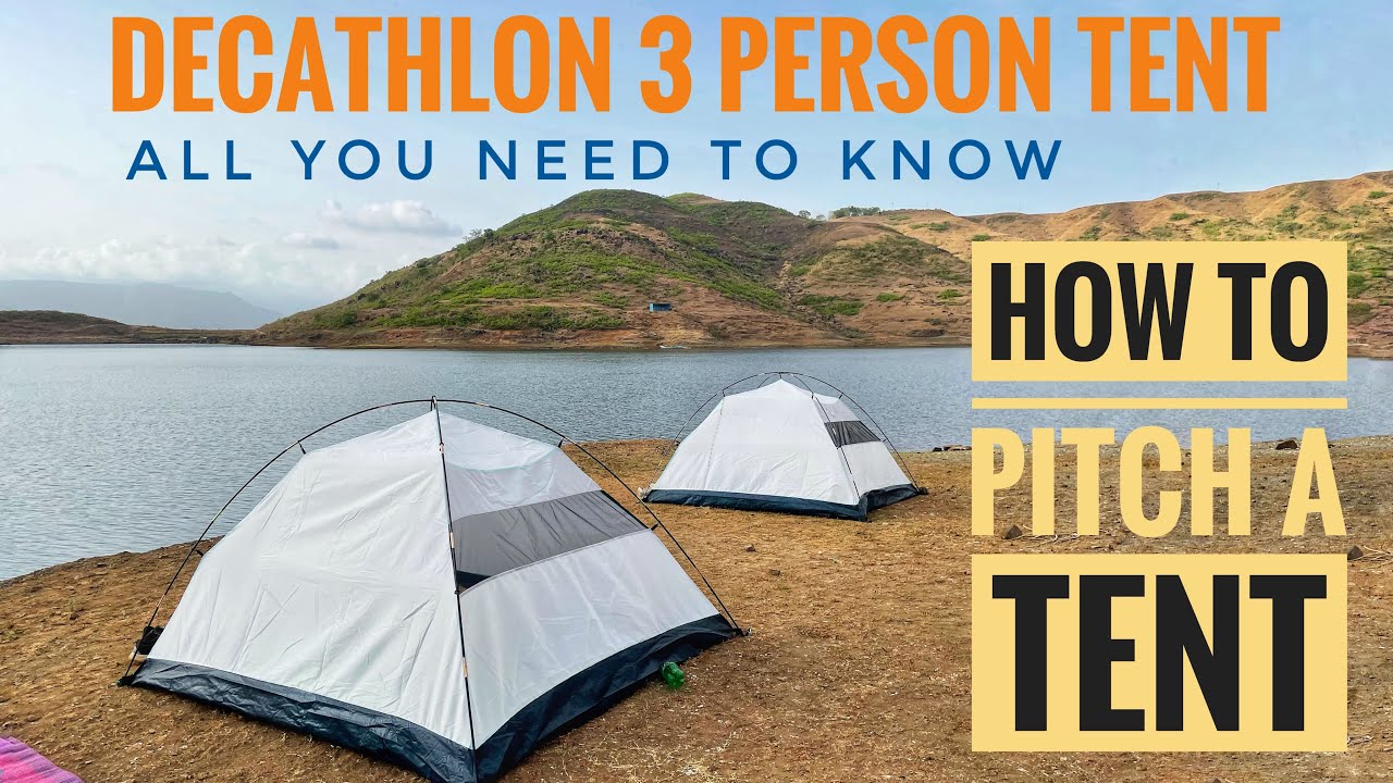 Decathlon 3 person Tent | How to Pitch a tent | Complete Information | Dirtyyshoes