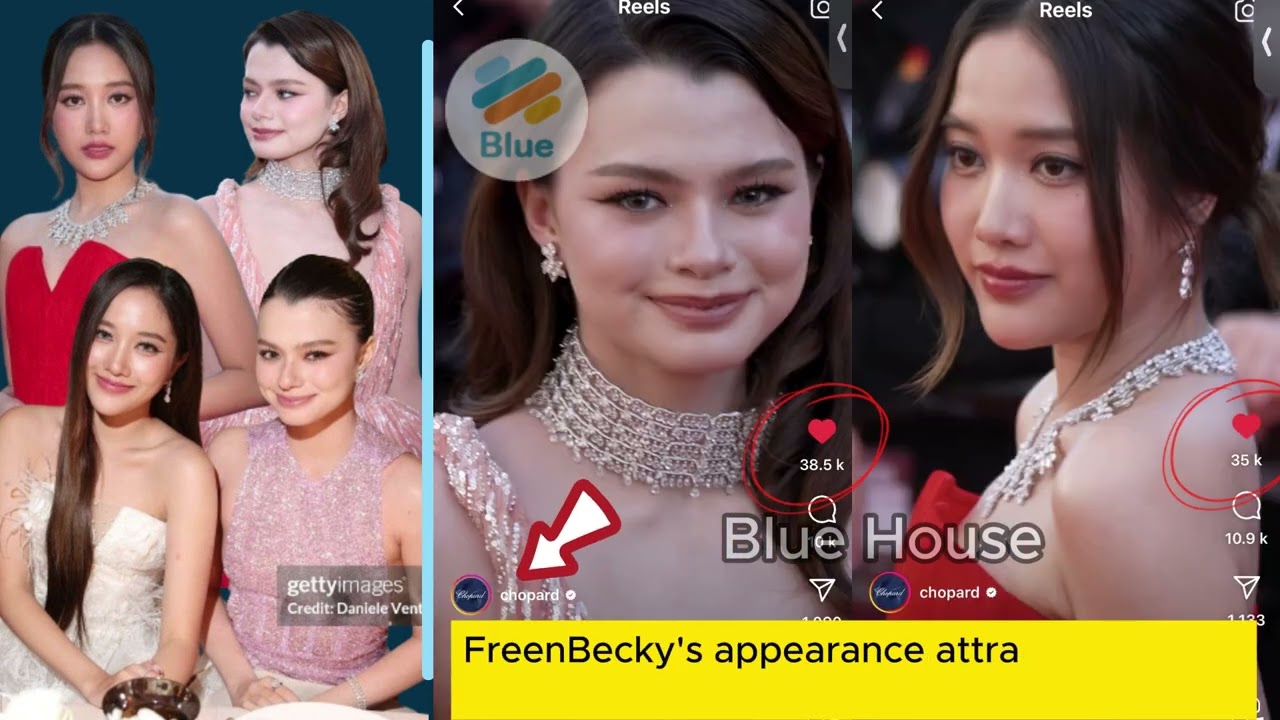 CANNES RED CARPET WITH FREENBECKY🌷❤️🌹 #FreenBeckyXEmanAlAjlan #FreenBeckyxChopard #cannes2024