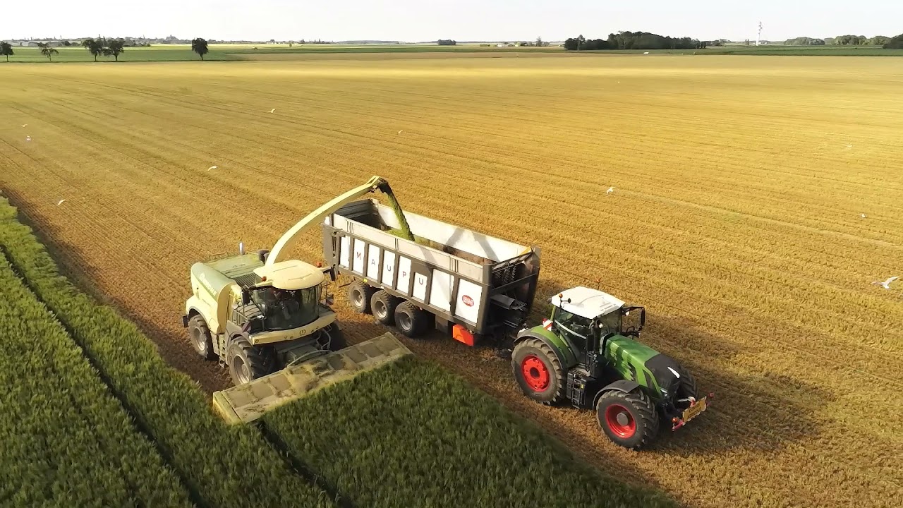Magnifique chantier d'ensilage de plus de 120 Ha en Seine et marne !!!